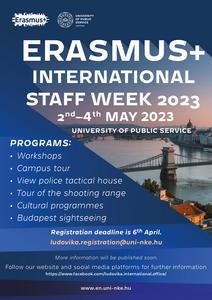NKE_Erasmus_Staff_Week_plakát_2023